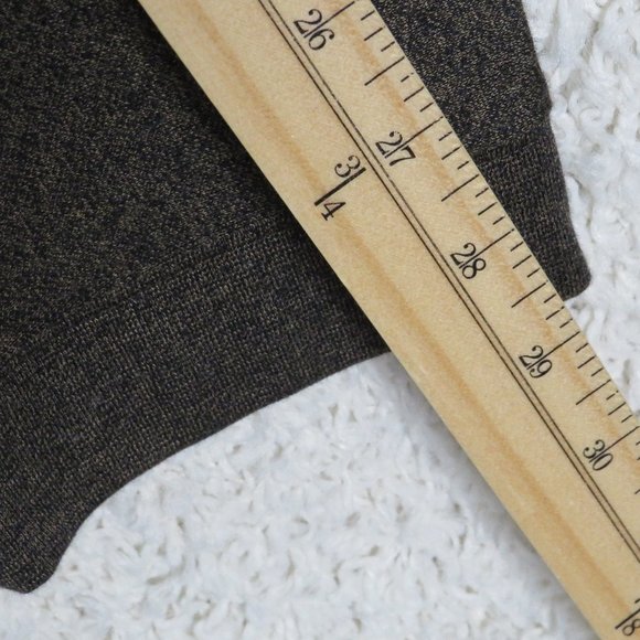 Haggar* Men's Long Sleeve 1/4 Button Pullover Sweater~ Size 4XB (Copper‎ Black) - Picture 11 of 11